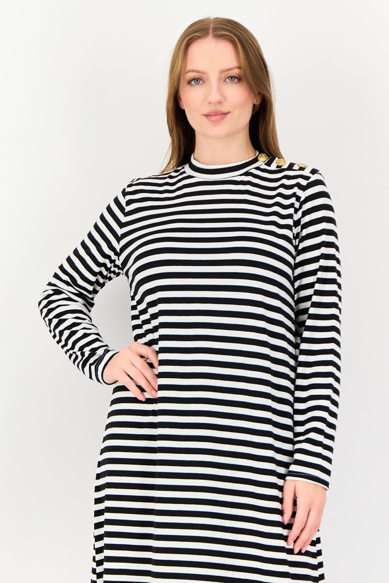 trendyol Women Stripe Maxi Dress, Multicolor - Image 4